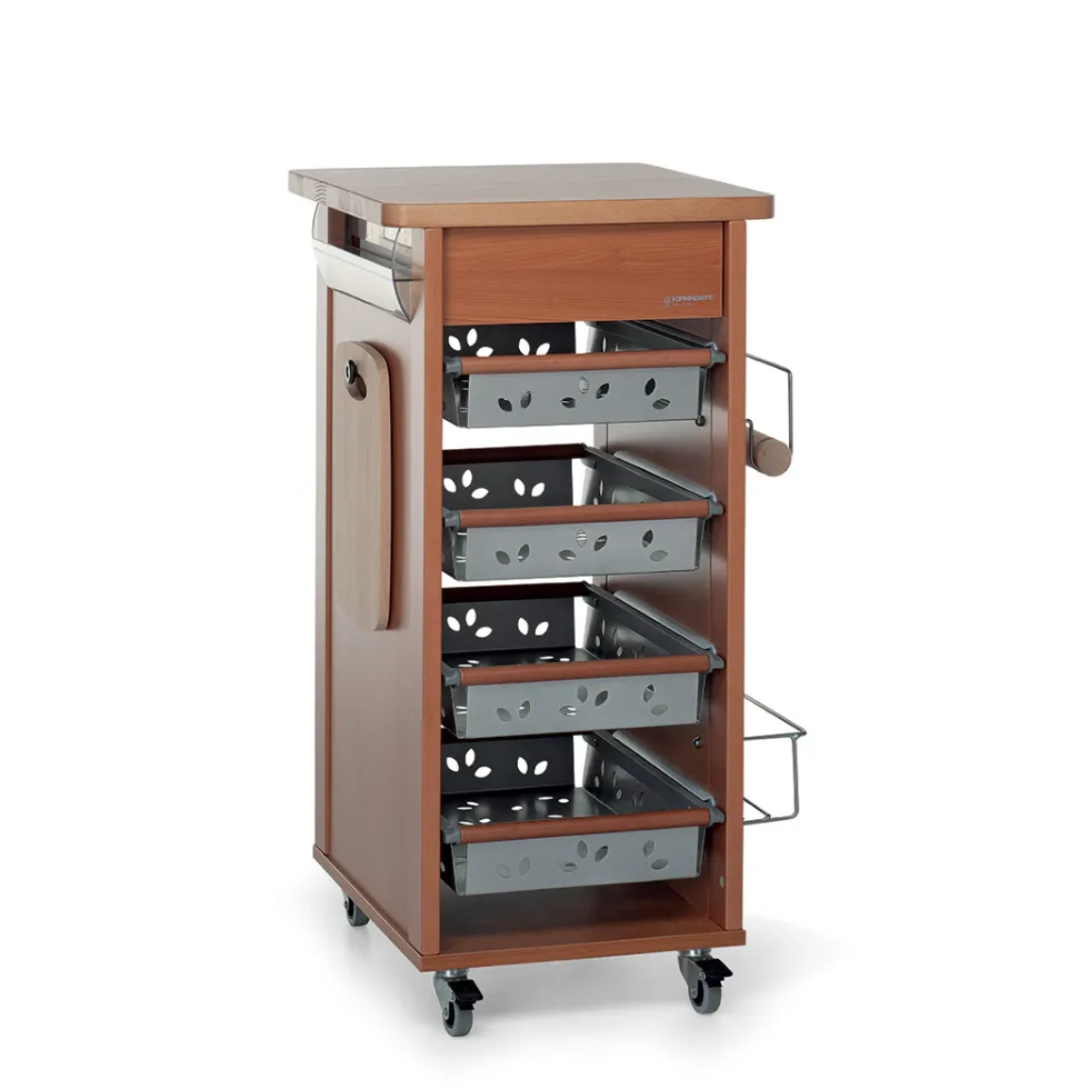 Carrelli E Vassoi<Foppapedretti Carrello da cucina in legno Bistrot