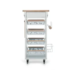 Carrelli E Vassoi<Foppapedretti Carrello da cucina in legno Bistrot