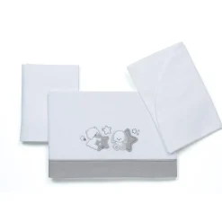 Coordinati Tessili<Foppapedretti Completo lenzuolino in cotone Armony Piccoli amici