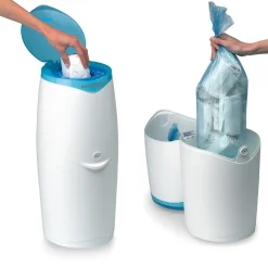 Igiene & Bagnetto<Foppapedretti Contenitore pannolini Maialino Bianco-turchese