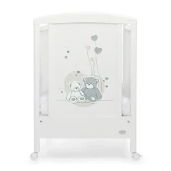 Lettini<Foppapedretti Lettino in legno Mascotte Bianco