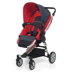 Lista Nascita<Foppapedretti Lista Nascita Supertres i-Size Denim Rosso + Babyguard