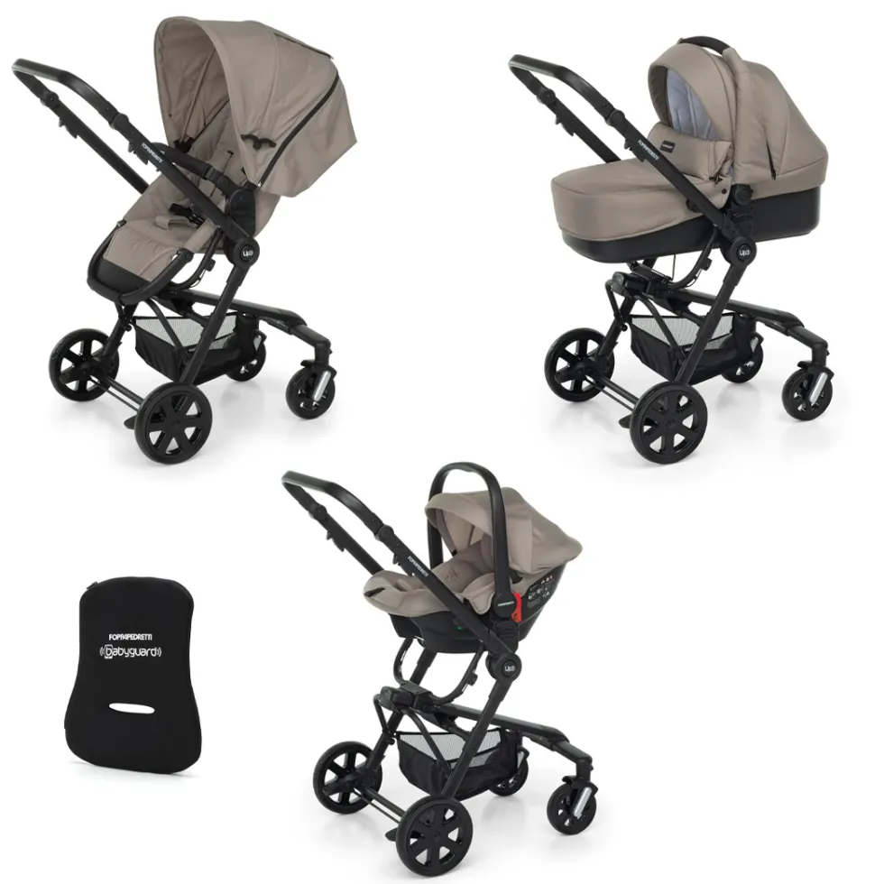 Lista Nascita<Foppapedretti Lista Nascita Up3 i-Size sabbia + Babyguard