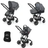 Lista Nascita<Foppapedretti Lista Nascita Up3 i-Size titanio + Babyguard