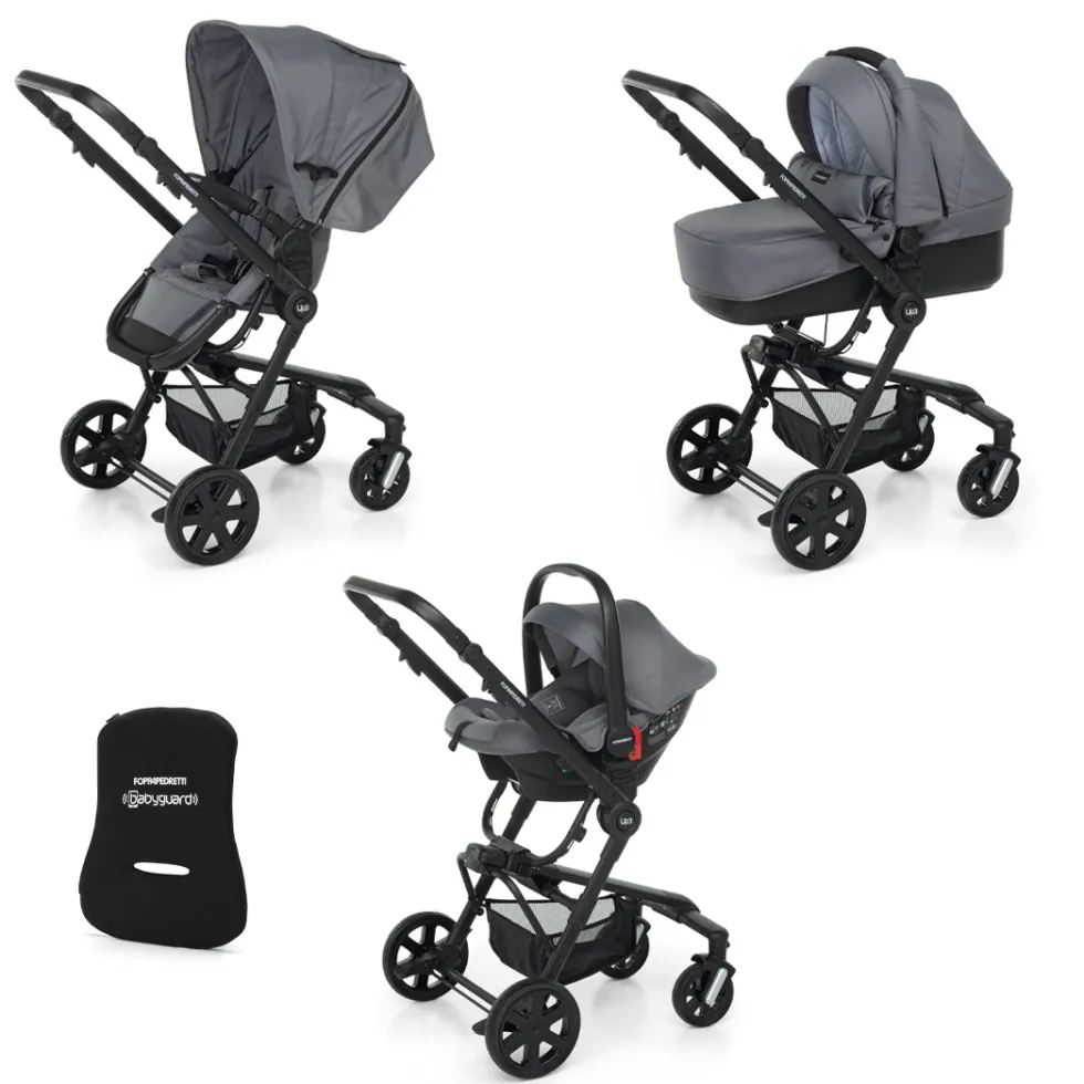 Lista Nascita<Foppapedretti Lista Nascita Up3 i-Size titanio + Babyguard