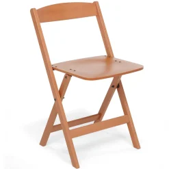 Scrivanie, Tavoli E Sedie<Foppapedretti Sedia in legno pieghevole Luna Noce